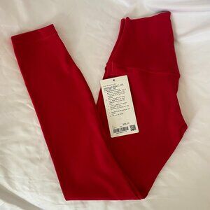 Lululemon Lunar New Year lululemon Align™ High-Rise Pant 25" 'Oxford Red' Size 2